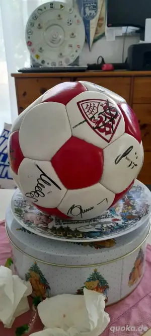 Org. Vfb stuttgart Ball mit Unterschrift 