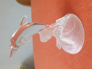 Glasdelphin, Glasdekoration, Glasfigur