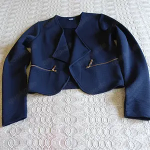 Damen - Blazer, kurz, Gr. XS bzw. ca. Gr. 34, marineblau, Colloseum