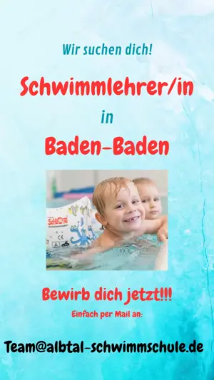 Schwimmlehrer in gesucht 