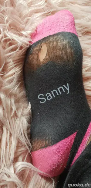 getragene Socken 