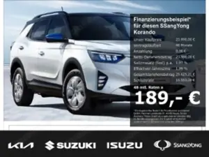 SsangYong Korando E-Motion Titanium inkl. M+S Radsatz 189,-€ MTL OHN
