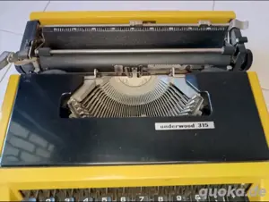 l für Sammler eine Underwood 315 aus dem 1960 Schreibmaschine  Bild 4