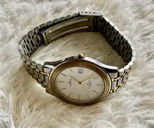 Herren TEMPIC Quartz Armbanduhr Kalender Batterie Unisex Vintage Bild 4