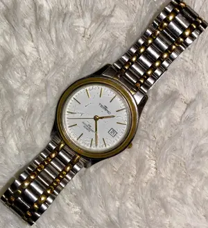 Herren TEMPIC Quartz Armbanduhr Kalender Batterie Unisex Vintage Bild 10