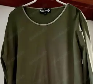 Cecilia Classic Damen Shirt Langarm Gr.L-XL BW 55 Khaki Top