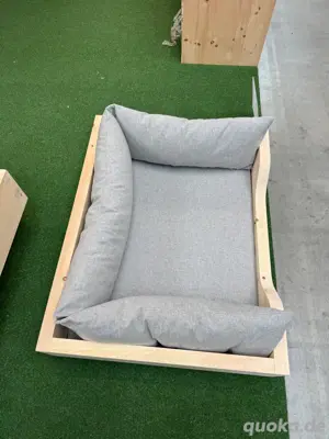 Hundebett Luxus aus Zirbe und Loden - metallfrei - gesund und nachhaltig - alle Grössen  Bild 4