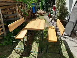 Bierbankgarnituren für 4 Personen (110cm breit) zu verkaufen