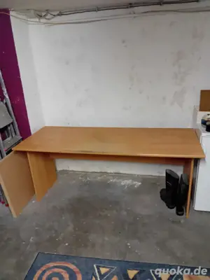 Schreibtisch Sehr groß Hellbraun 