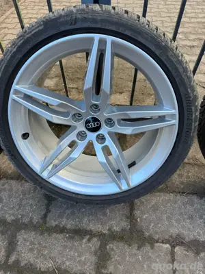 Winterräder Audi A4 A5 | Original Audi 19 Zoll Doppelspeichen | Bridgestone Blizzak LM005 Bild 10