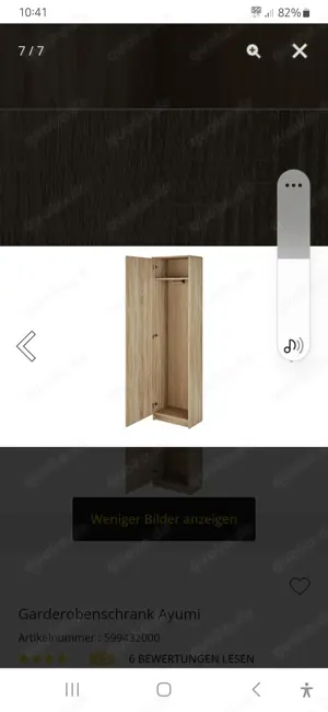 Garderobenschrank neuwertig