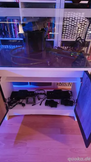 Meerwasser Aquarium Starterset Tunze Fluval Eheim 123 Liter 