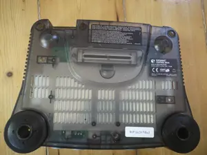 Nintendo N64 Retro Konsole in Rauchgrau Transparent Bild 3