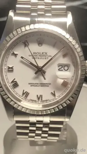 Rolex Datejust Herrenuhr aus Edelstahl, 36 mm   Ref. 16220 Automatik Bild 2