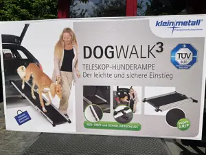 Dogwalk Hunderampe der Firma Kleinmetall neuwertig günstig abzugeben. Original verpackt+Tragetasche.