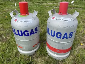 2 Alugasflaschen 11 kg