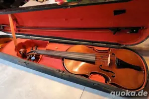 Antike 4 4 Geige Violine mit Bogen + Koffer Josef Klotz in Mittenwald anno 1795