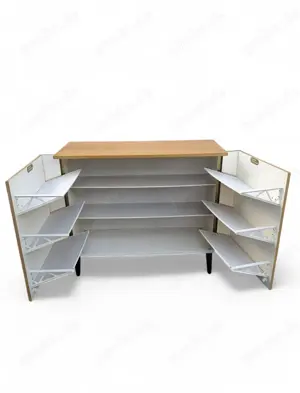 Schuhschrank Kommode Sideboard Vintage Mid Century Bild 4