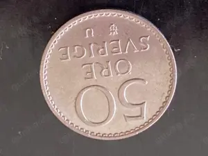 Umlaufmünze Schweden 50 Öre 1973