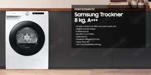 Samsung Wärmepumpentrockner 8 kg DV8GT5220AW S2 Fe