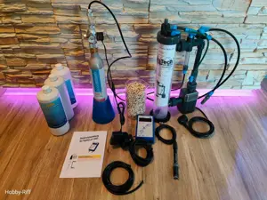 Meerwasser Versorgungssystem mit Grotech Kalkreaktor