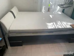 bett 140x200 mit zwei matrazen
