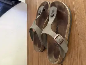 Birkenstock Zehentrenner Khaki Gr39