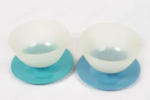 2x Kompottschalen Tupperware zerlegbar Picknick Camping 80er