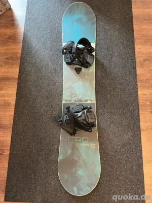 Komplettset Nitro Snowboard+Bindung+XXL Tasche