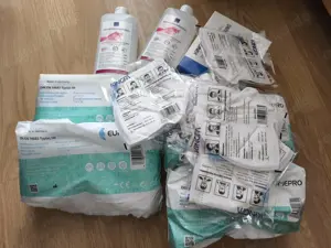 Verkaufe nagelneue FFP und OP Masken und Händedesinfektion