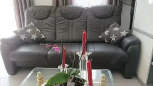 Leder-Sofa 3-Sitzer neuwertig  Bild 2