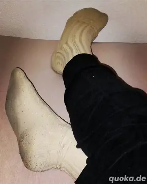 Getragene Socken 