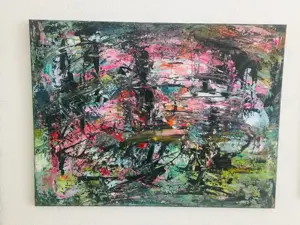 Acrylgemälde Abstrakt Unikat Org. 60x80 