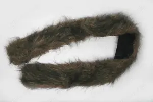 Kragenschal Kunstfell-Kunstpelz Damen flauschig 80er vintage