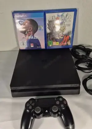 Playstation 4 Slim 1 TB inkl Controller 2 Spiele