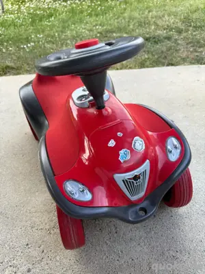 Bobby Car Rot mit Multifunktionslenkrad   sehr gepflegt   Kinderfahrzeug Bild 4