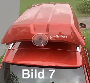 Auto Dachbox 450 L - gebraucht von Privat in Top Zustand komplett für 360,00    Bild 9