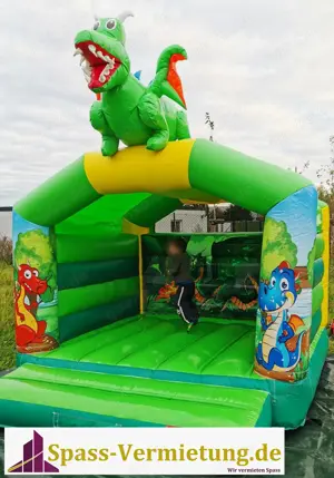 Hüpfburg Drachen-Spass ab 72   Tag, Profihüpfburg