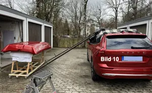 Auto Dachbox 450 L - gebraucht von Privat in Top Zustand komplett für 360,00    Bild 10
