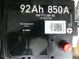 AGM Batterie neu 92Ah 520A für VW-Fahrzeuge 000 915 089BE Bild 2