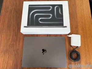 Apple MacBook Pro 16 Zoll (512GB SSD, M3 Pro, 18GB) Laptop - Space Schwarz