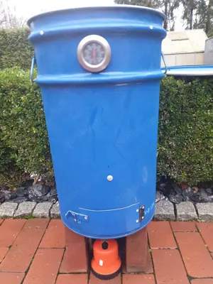 10L Kazan mit Holzofen & Räuchertonne Bild 3