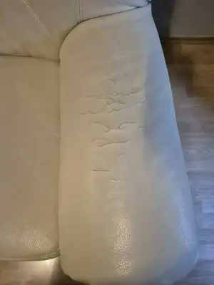 Leder Couch mit Schlaffunktion zu verschenken!!! Bild 2