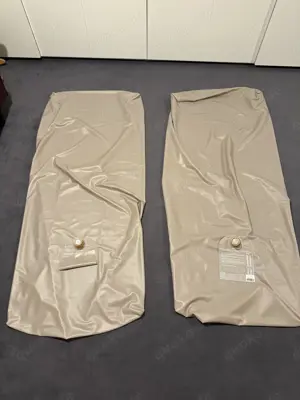 2x Wasserbettmatratze nicht beruhigt mit Trennkeil