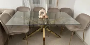 Goldener Esstisch   Yemek Masasi   Tisch 