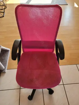 Kinder Schreibtischstuhl pink schwarz