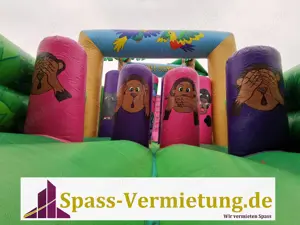 Hüpfburg Jungle Olympiade Parkour-Teil ab 158   Tag