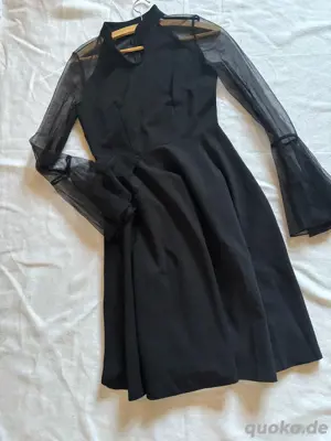 schwarzes kleid gr S