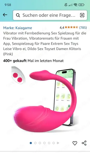 Vibrator mit Fernbedienung Sex Spielzeug für die Frau 