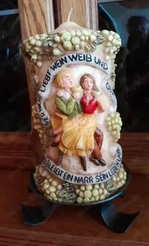 Reliefkerze